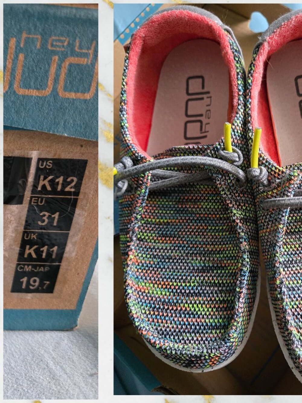 Kids Hey Dudes Size 12